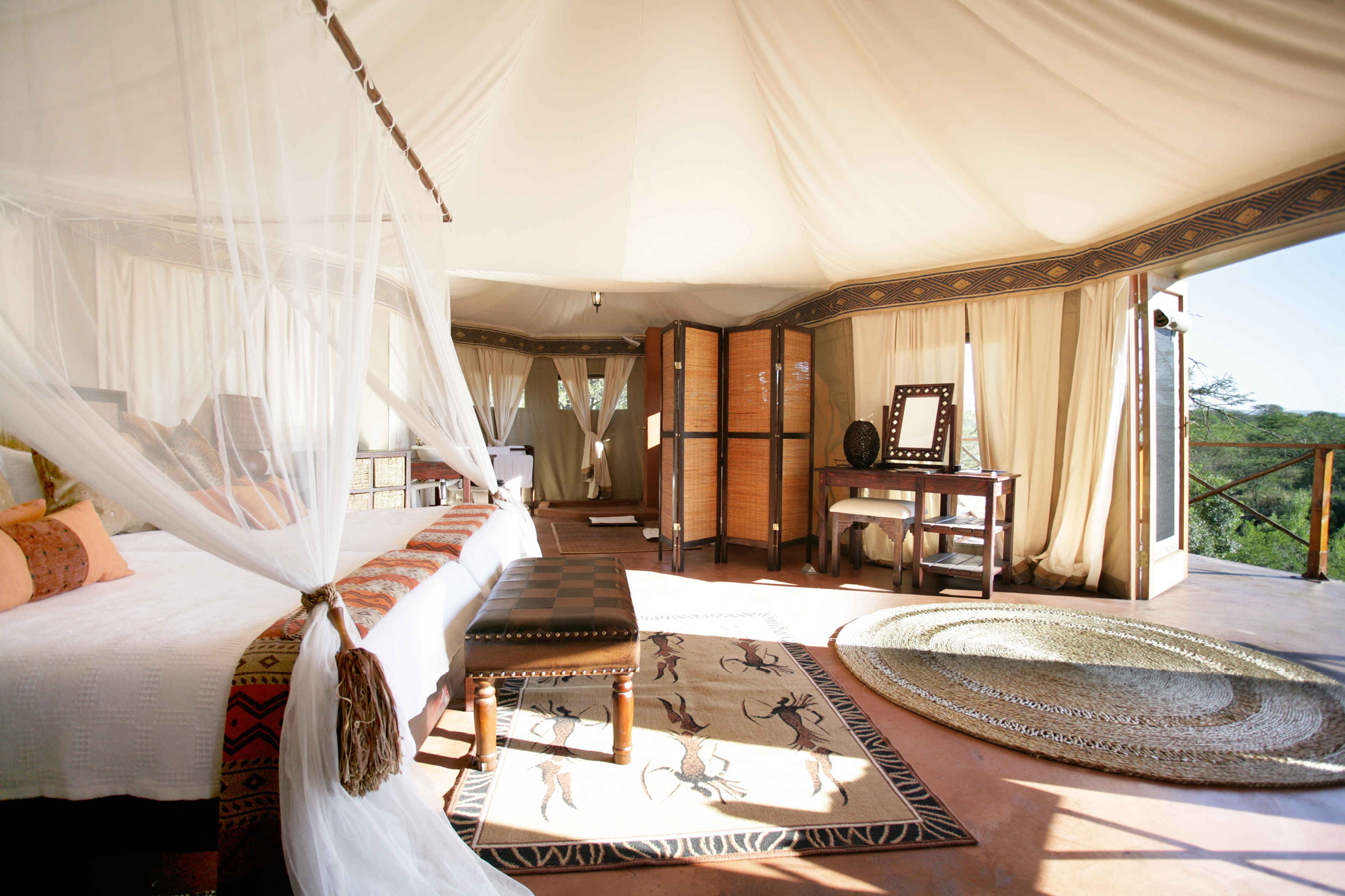 The tented camp at Thula Thula