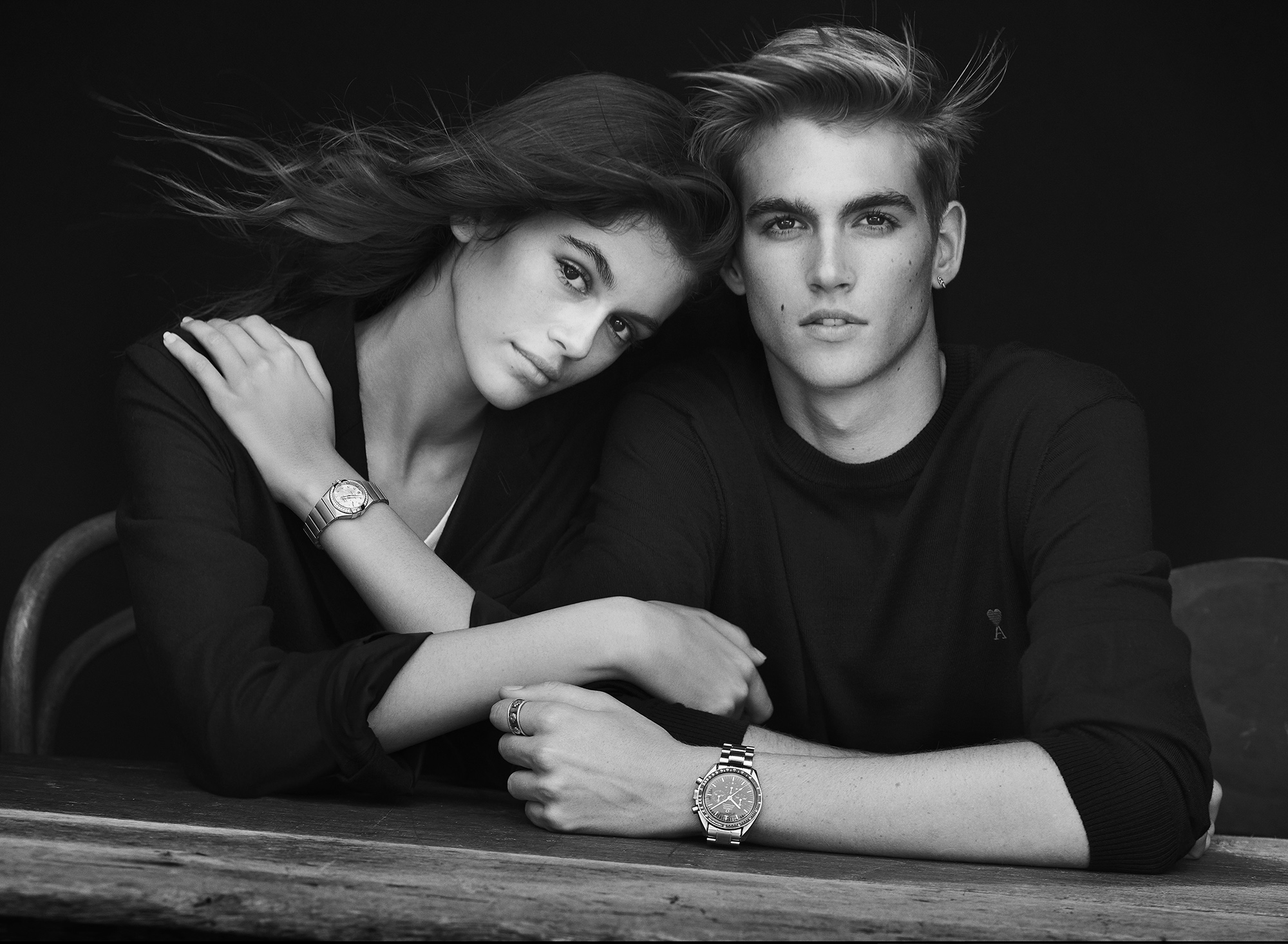 Kaia and Presley Gerber