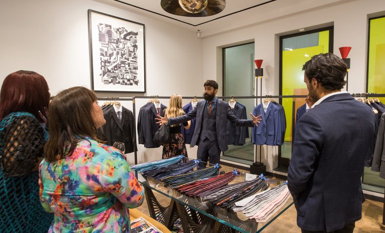 The Brummell Ones to Watch event was held at Paul Smith's Albermarle Street store