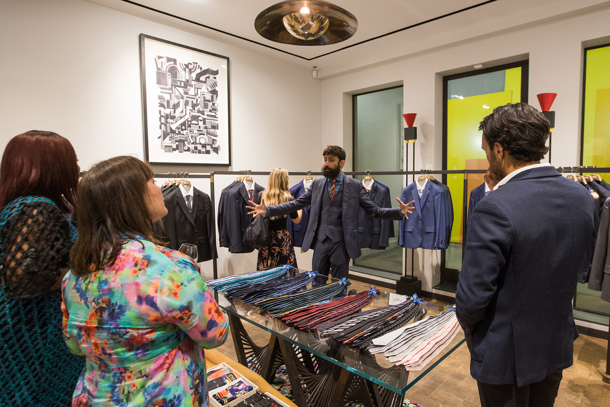 The Brummell Ones to Watch event was held at Paul Smith's Albermarle Street store