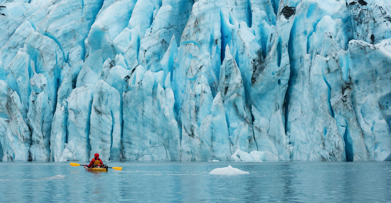 A kayak is the ultimate way to explore Prince William Sound