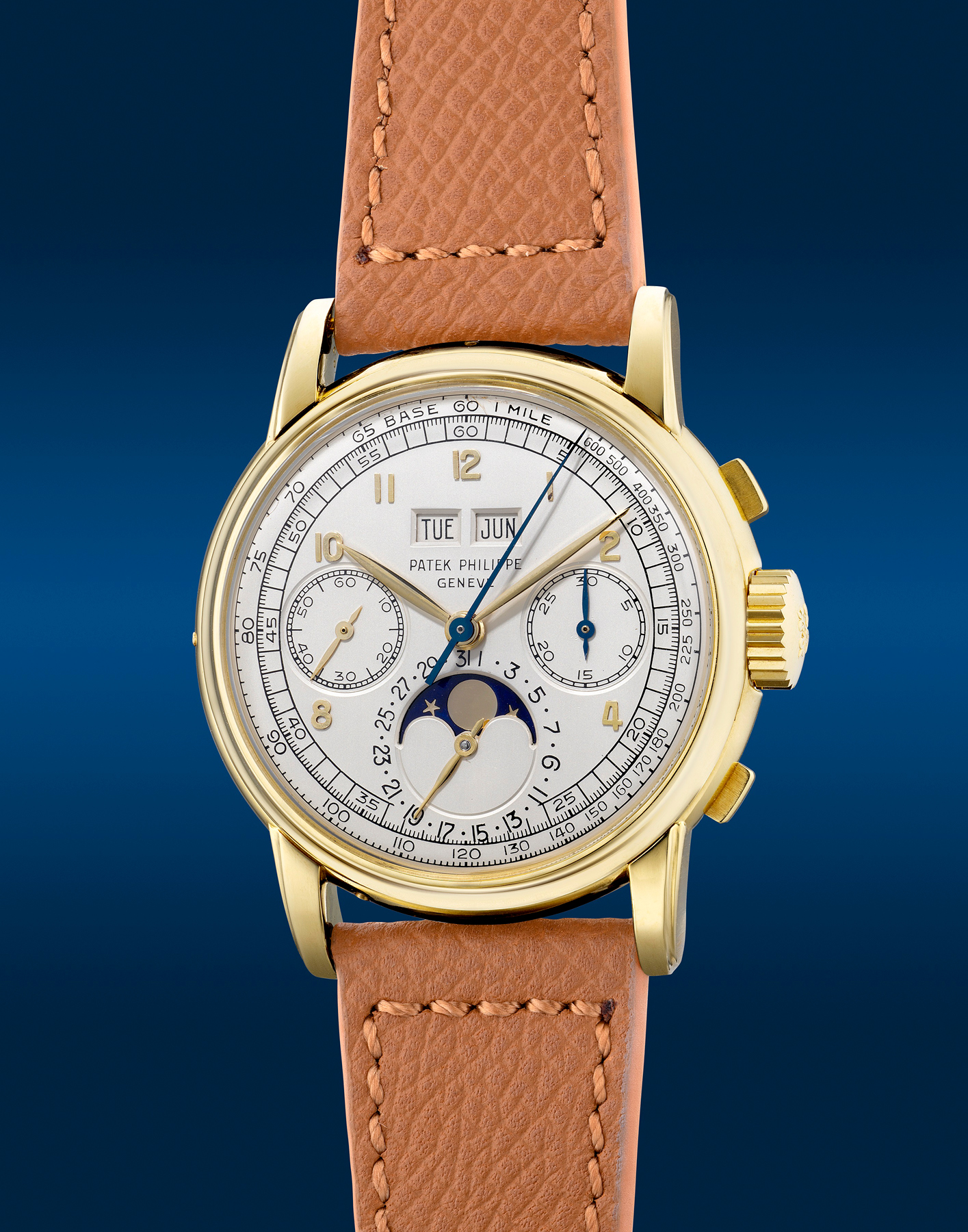 Patek Philippe, Reference 2499 in yellow gold from the first series made in 1953 est. $1,000,000-$2,000,000