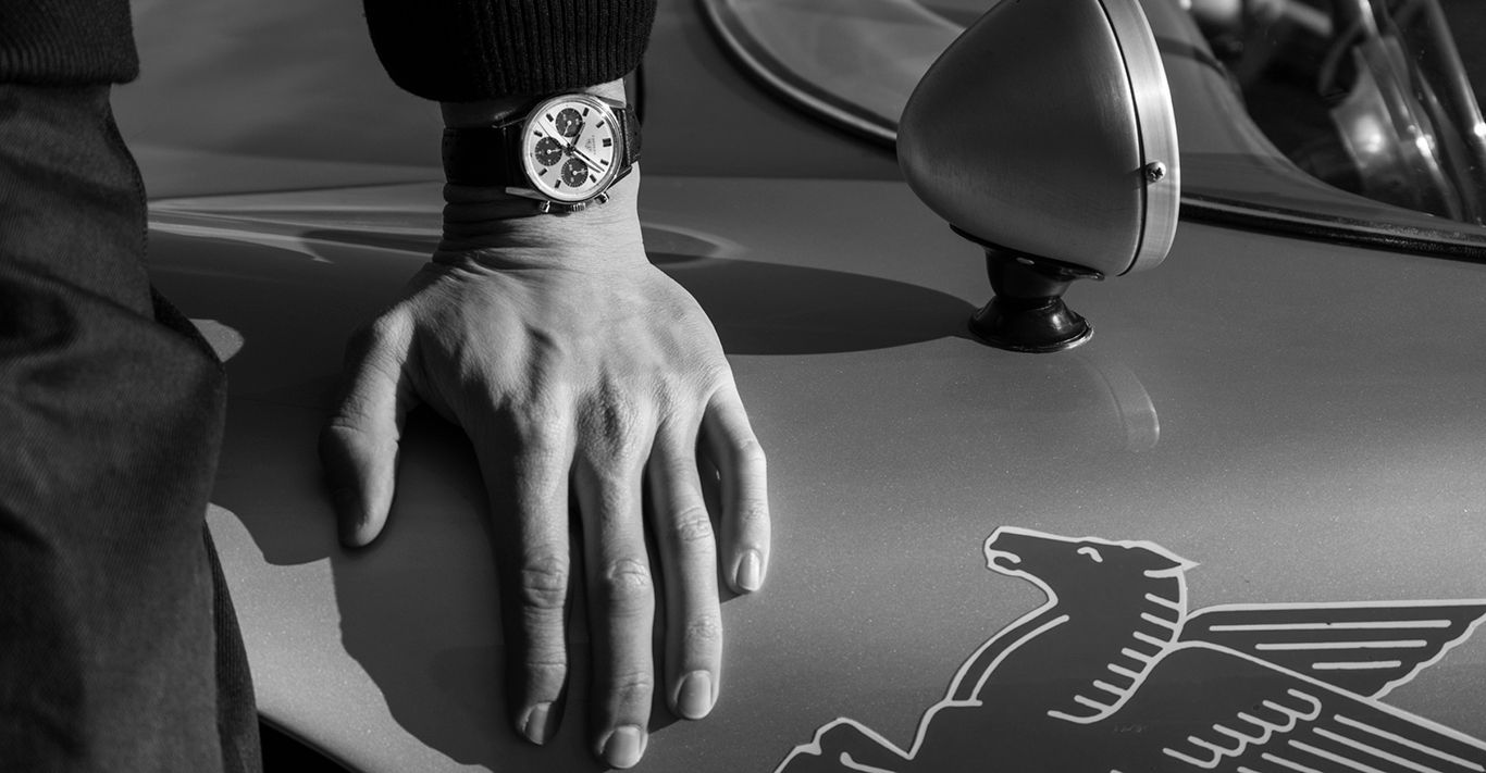 A “panda” edition of the TAG Heuer Carrera is launched to mark its anniversary