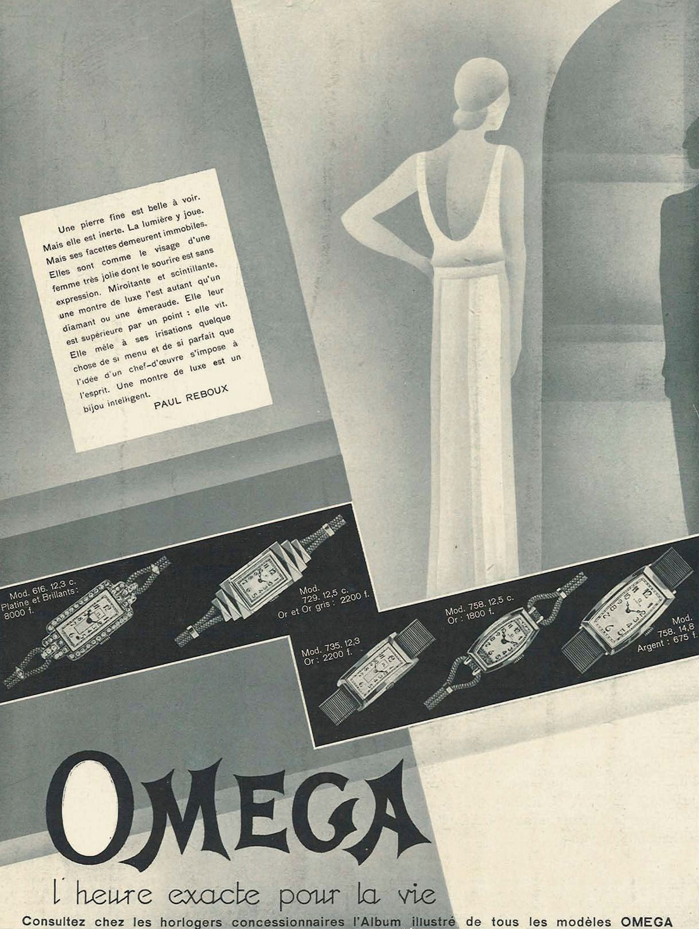 Omega advert from 1930