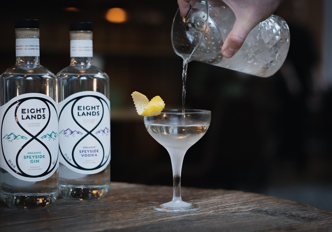 Eight Lands Organic Spirits boast unique combinations of tasting notes