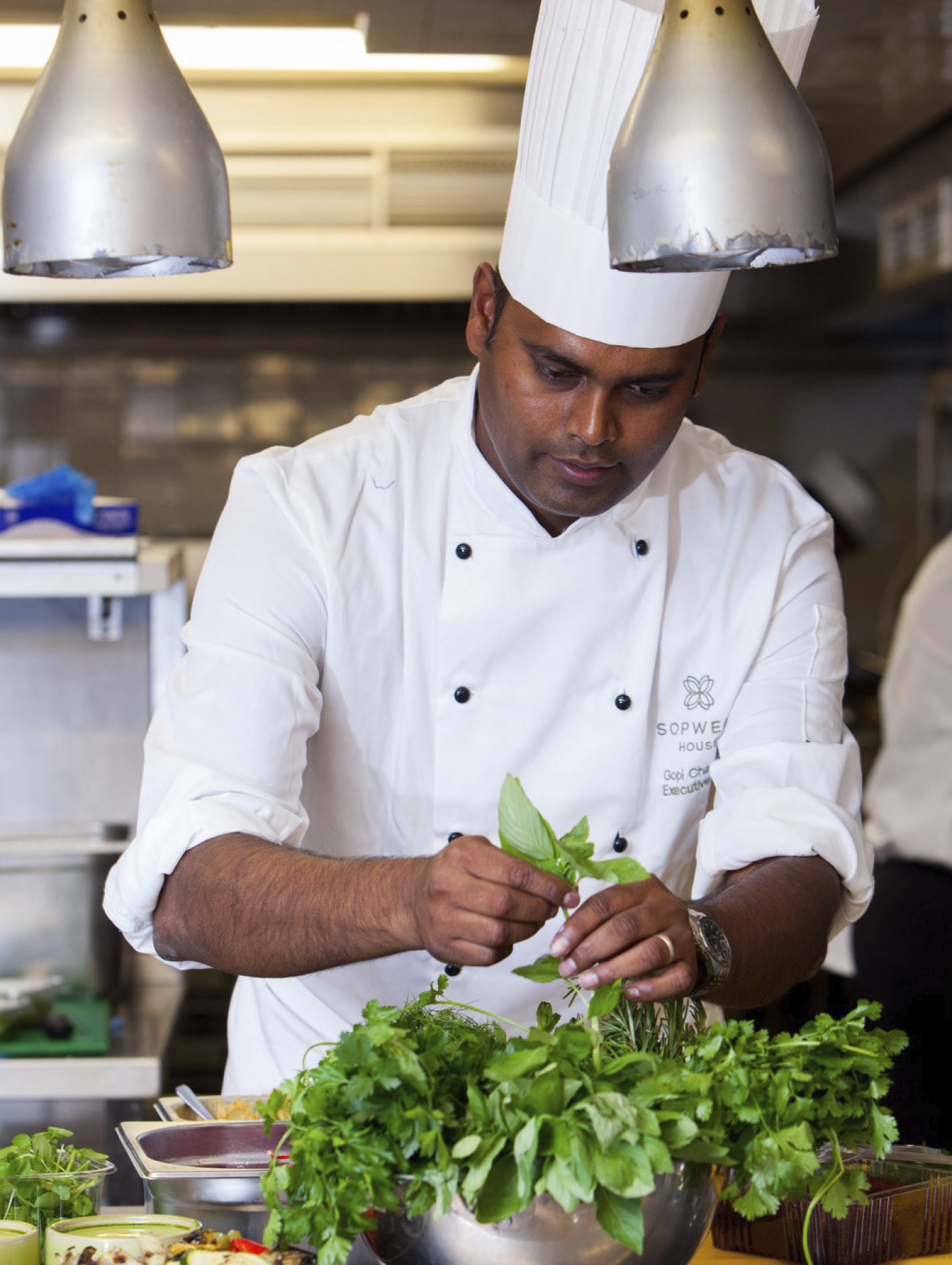 Gopi Chandran enjoys experimenting with different herbs and spices