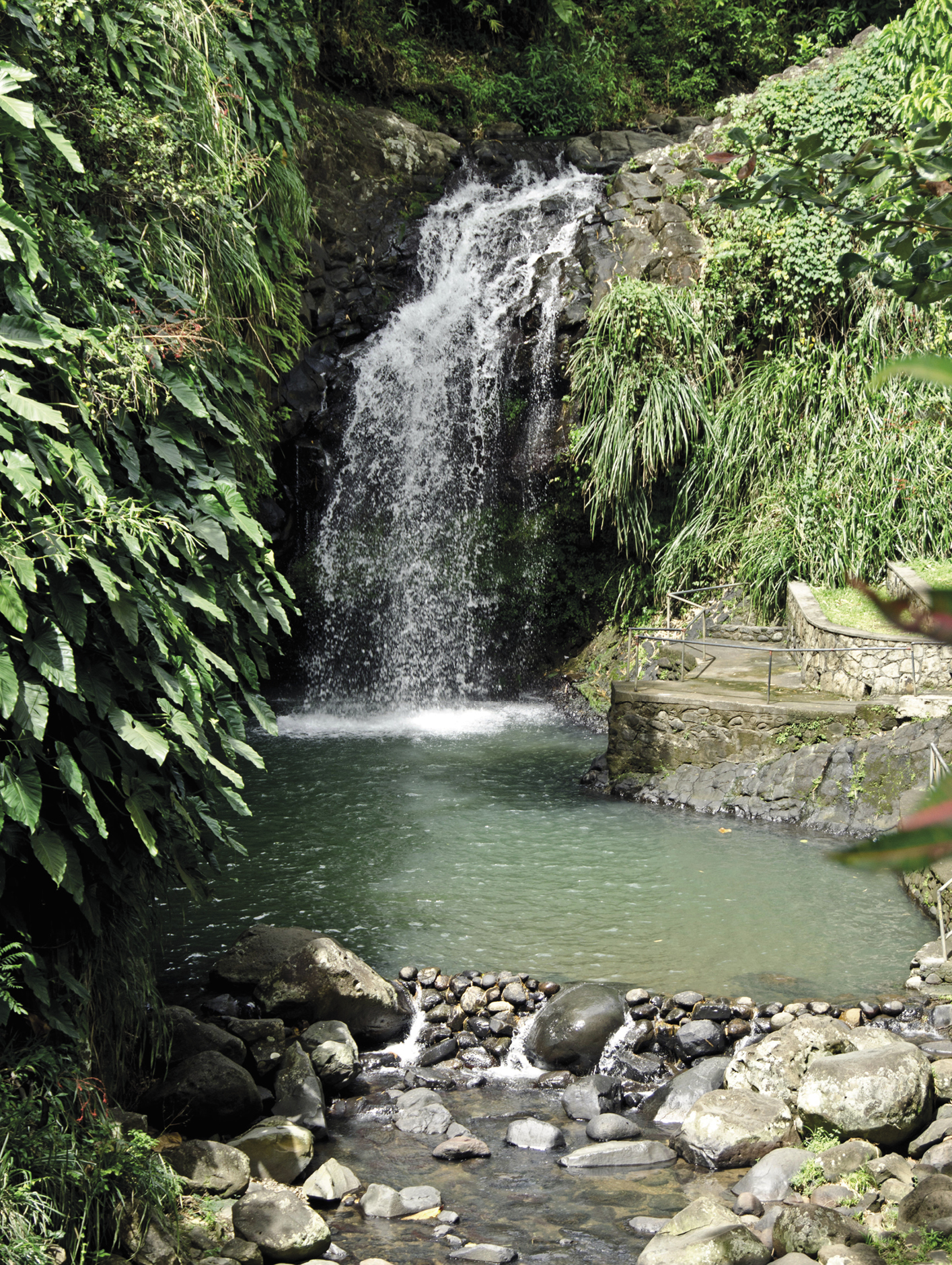 One of Grenada’s many dramatic waterfalls