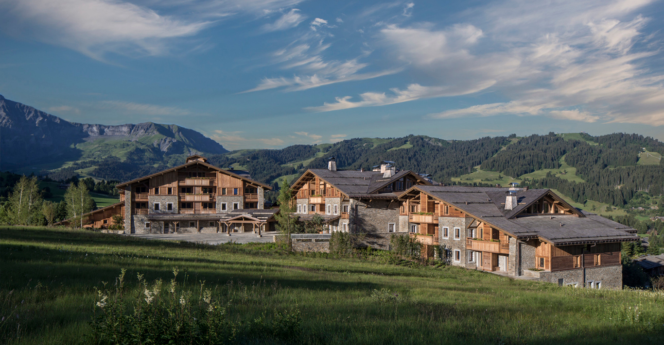 Four Seasons Hotel Megève in summer