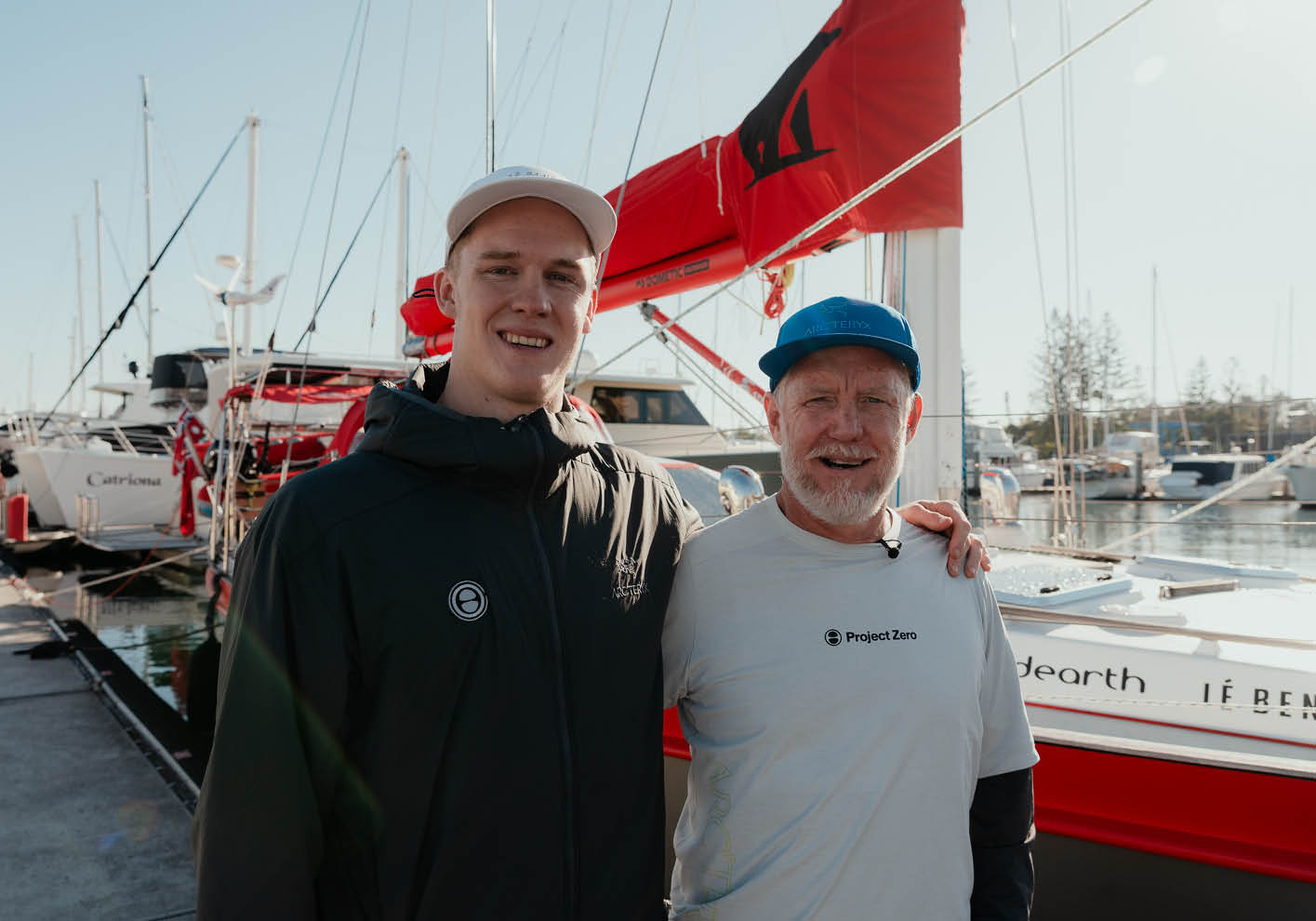 Dr Geoff Wilson and his son Kitalé Wilson