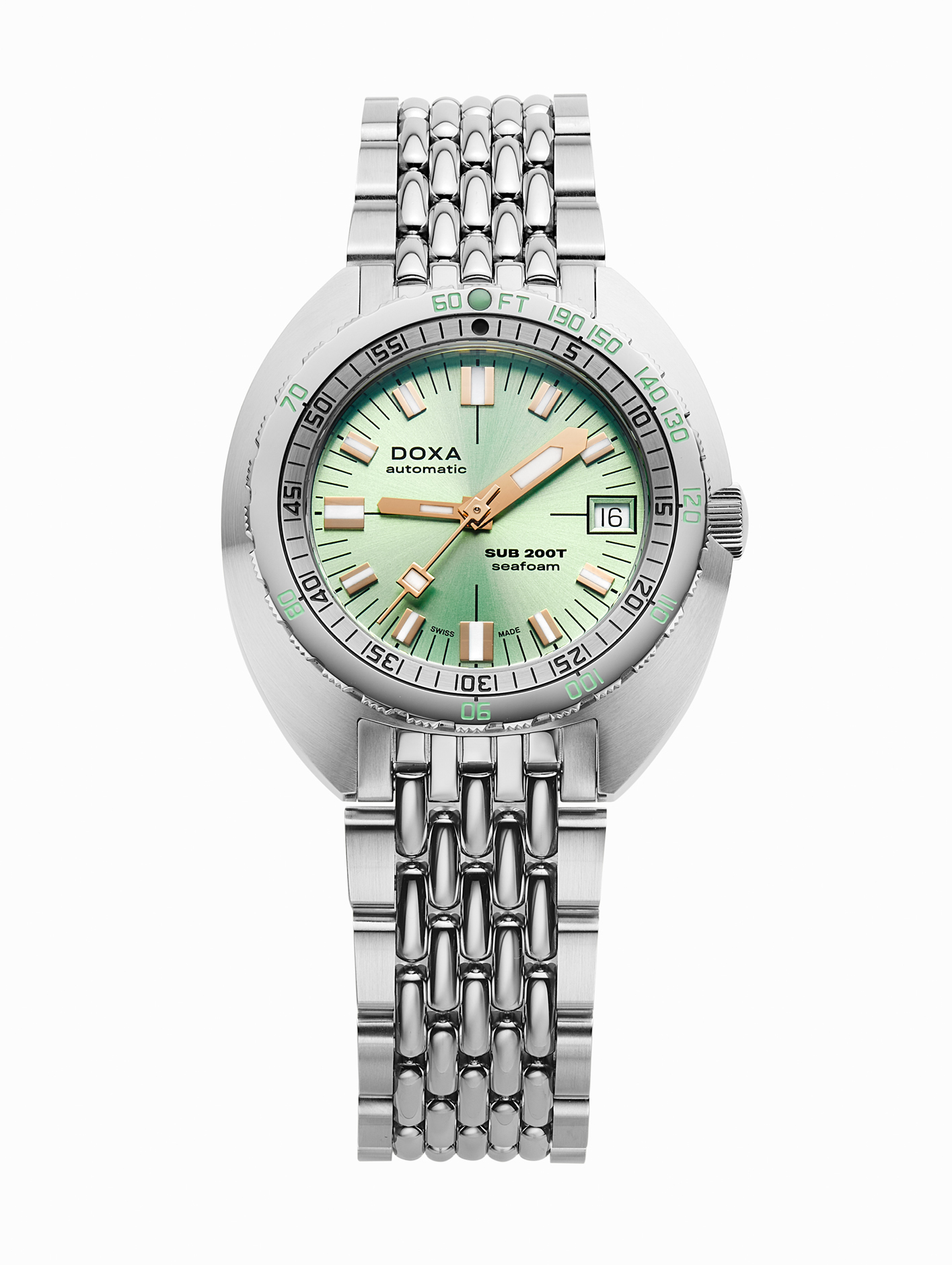 Watches of Switzerland x Doxa Sub 200T Centenary Edition Seafoam