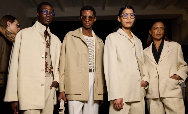 Zegna spring/summer 2025 backstage