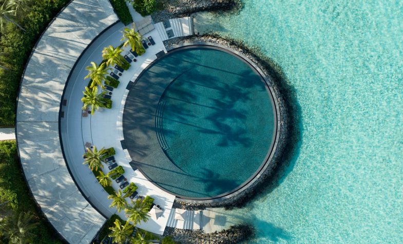 The Eau Bar’s infinity pool