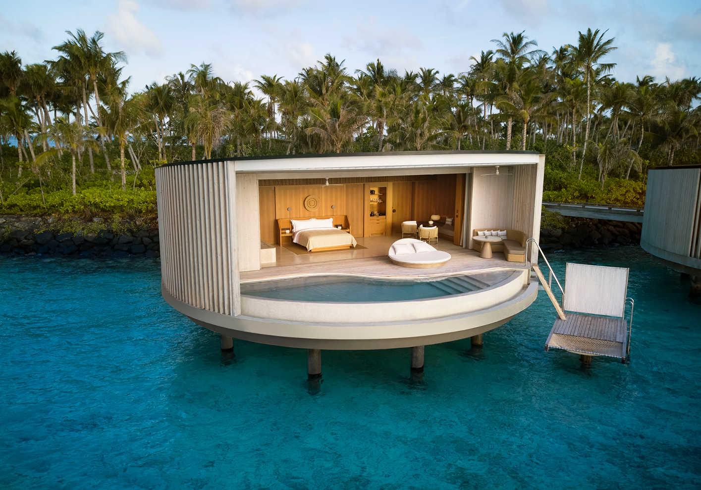 The Ritz-Carlton Maldives merges architectural and natural beauty