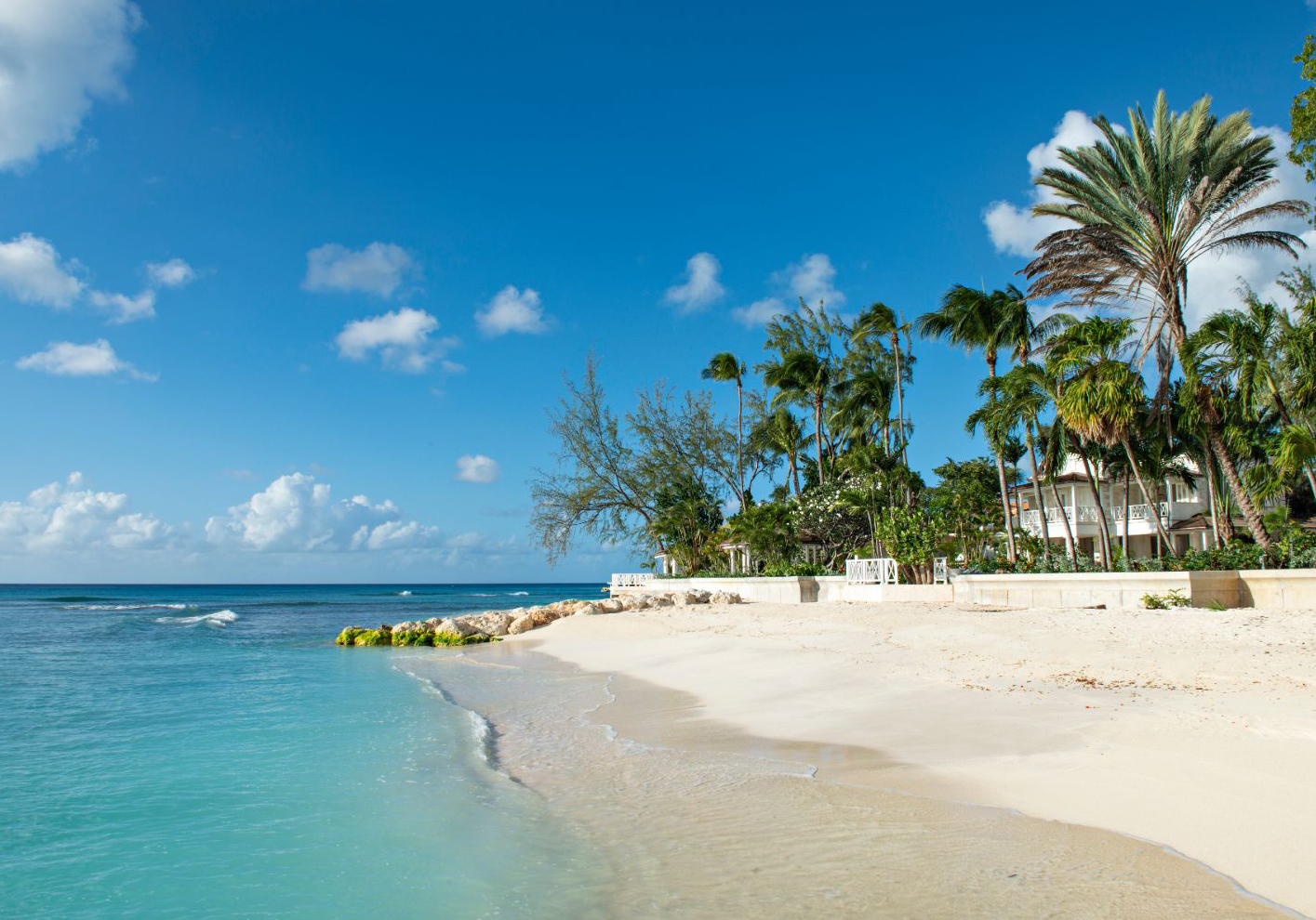 The blissful Bajan coastline