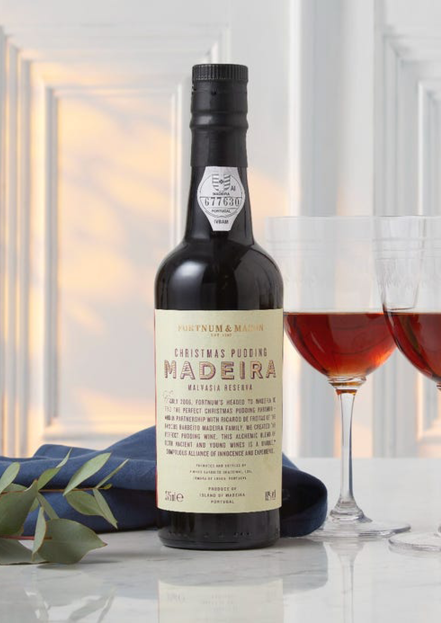 Fortnum & Mason Christmas Pudding Madeira (£18.50)