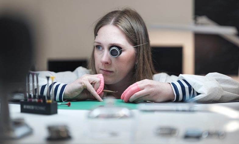 Head watchmaker at Marloe Watch Company, Alison Eardley