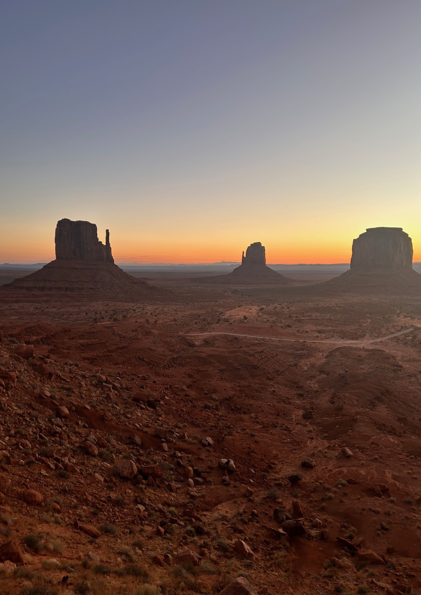 A desert in Arizona