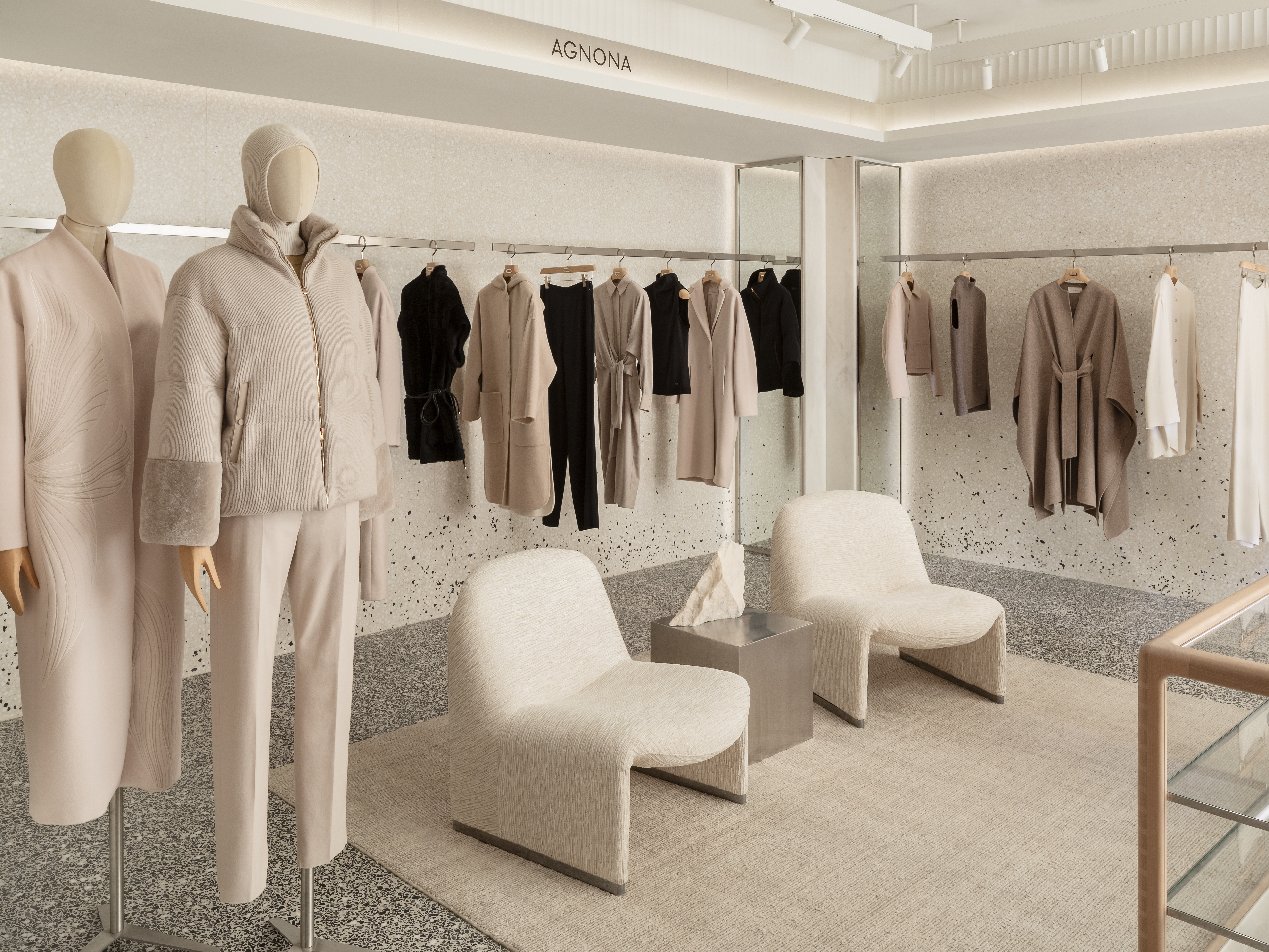 the agnona clothes store at Harrods